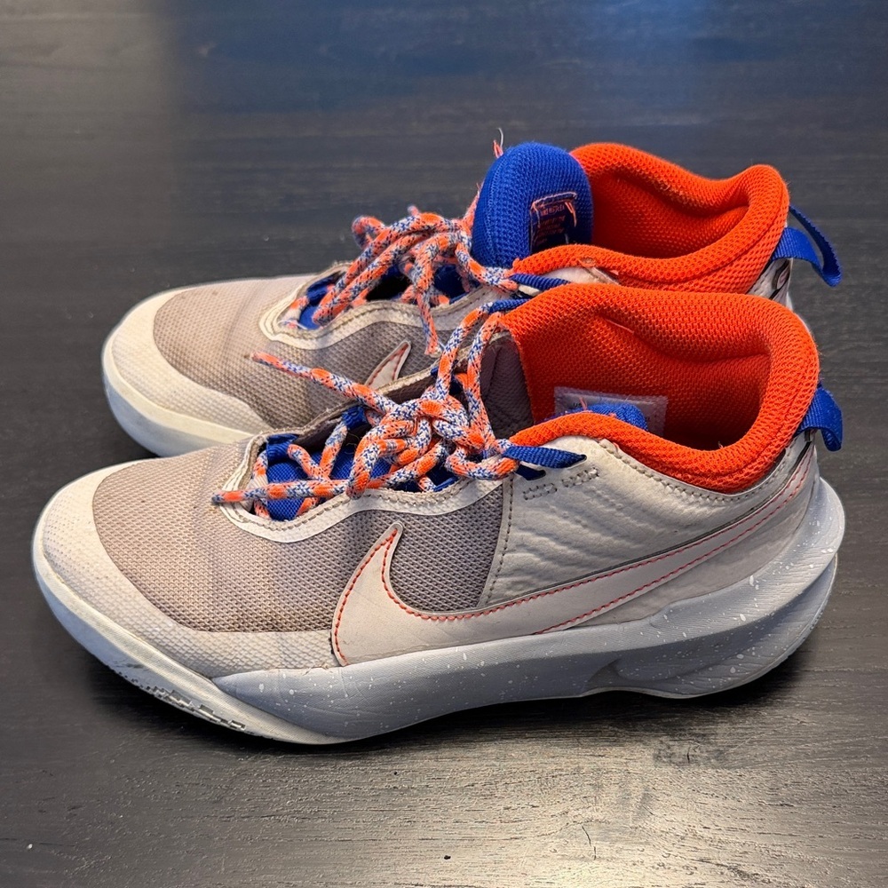 Nike Kids Sneakers - Gray, Blue, and Orange - Picture 4 of 4